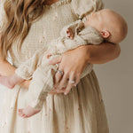 Silly Goose | Long Sleeve Muslin Romper | Milk & Baby