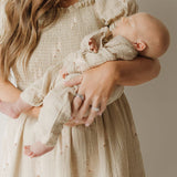 Silly Goose | Long Sleeve Muslin Romper | Milk & Baby