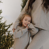Grey | Baby & Kid Knit Pant Set