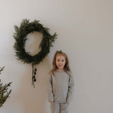 Grey | Baby & Kid Knit Pant Set