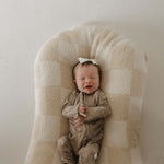 Highland | Bamboo Zip Pajamas | Made of the softest premium bamboo. Durable and well designed your little ones can sleep and play in these cozy pajamas. Our smallest sizes have rollover cuffs on the hands and all of the one piece sizes have cuffs on the f