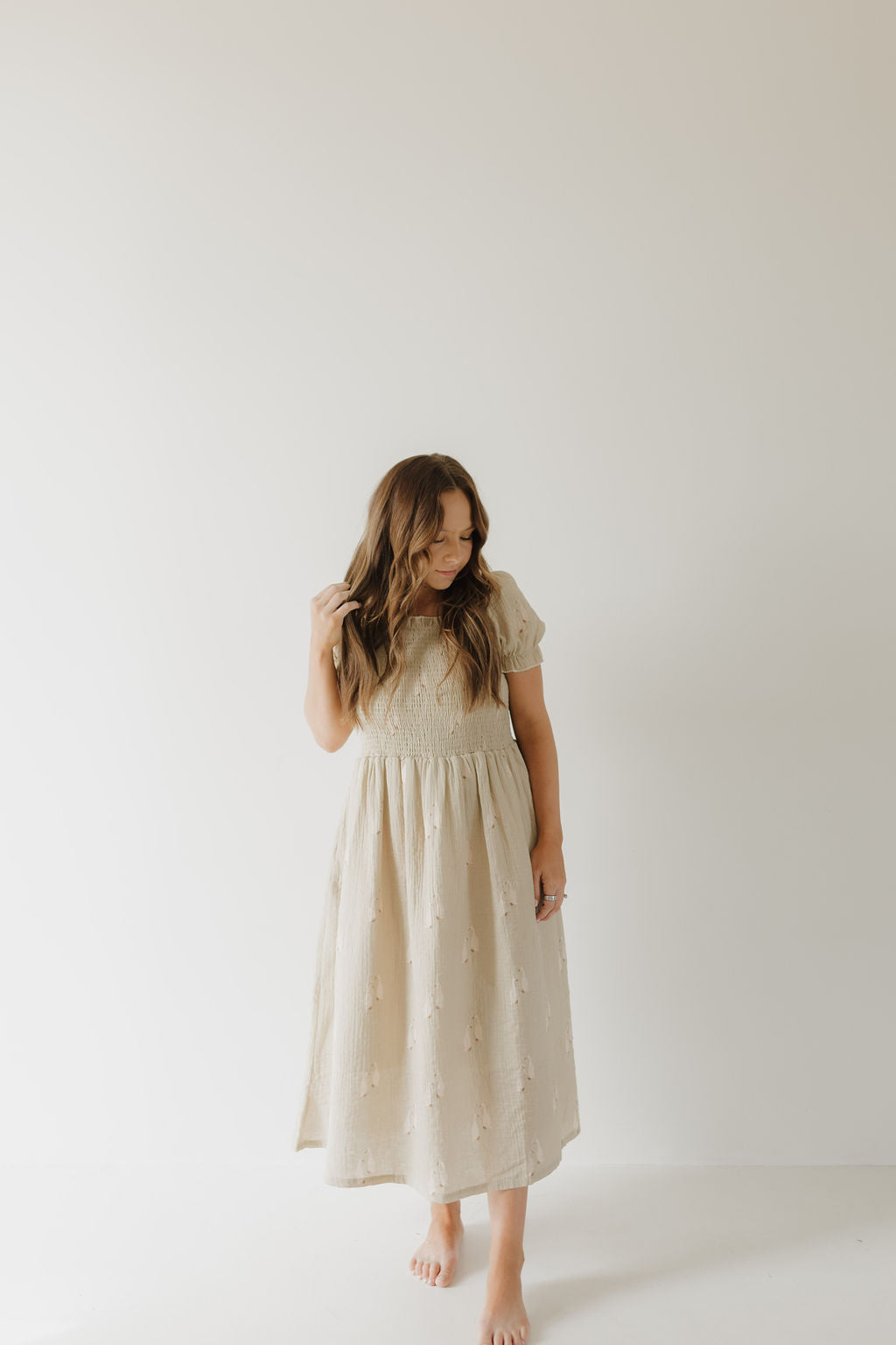 Silly Goose | Women's Short Sleeve Muslin Dress | Milk & Baby