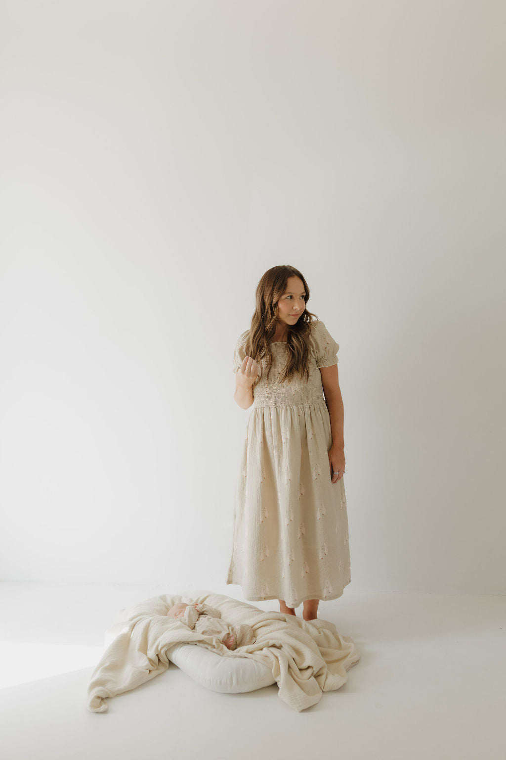 Silly Goose | Women's Short Sleeve Muslin Dress | Milk & Baby