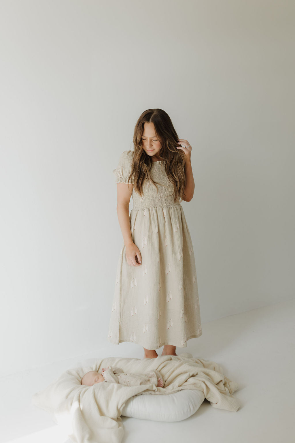 Silly Goose | Women's Short Sleeve Muslin Dress | Milk & Baby