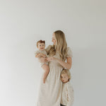 Flora | Ruffle Muslin Romper | Milk & Baby