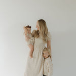 Flora | Ruffle Muslin Romper | Milk & Baby