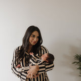 Midnight Stripe | Bamboo Zip Pajamas