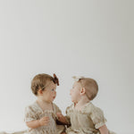 Silly Goose | Ruffle Muslin Romper | Milk & Baby