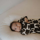 Christmas Tree Checkerboard | Knit Pant Set