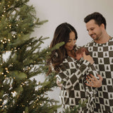 Christmas Tree Checkerboard | Women's Bamboo Pajamas