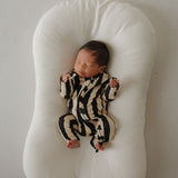 Midnight Stripe | Bamboo Zip Pajamas