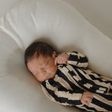 Midnight Stripe | Bamboo Zip Pajamas