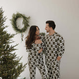 Christmas Tree Checkerboard | Women's Bamboo Pajamas