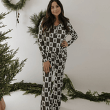 Christmas Tree Checkerboard | Women's Bamboo Pajamas