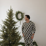 Christmas Tree Checkerboard | Men's Bamboo Pajamas
