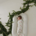 Bamboo Swaddle | Candy Cane | Milk & Baby