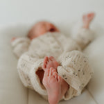 Flora | Long Sleeve Muslin Romper | Milk & Baby