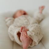 Flora | Long Sleeve Muslin Romper | Milk & Baby