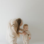 Flora | Long Sleeve Muslin Romper | Milk & Baby
