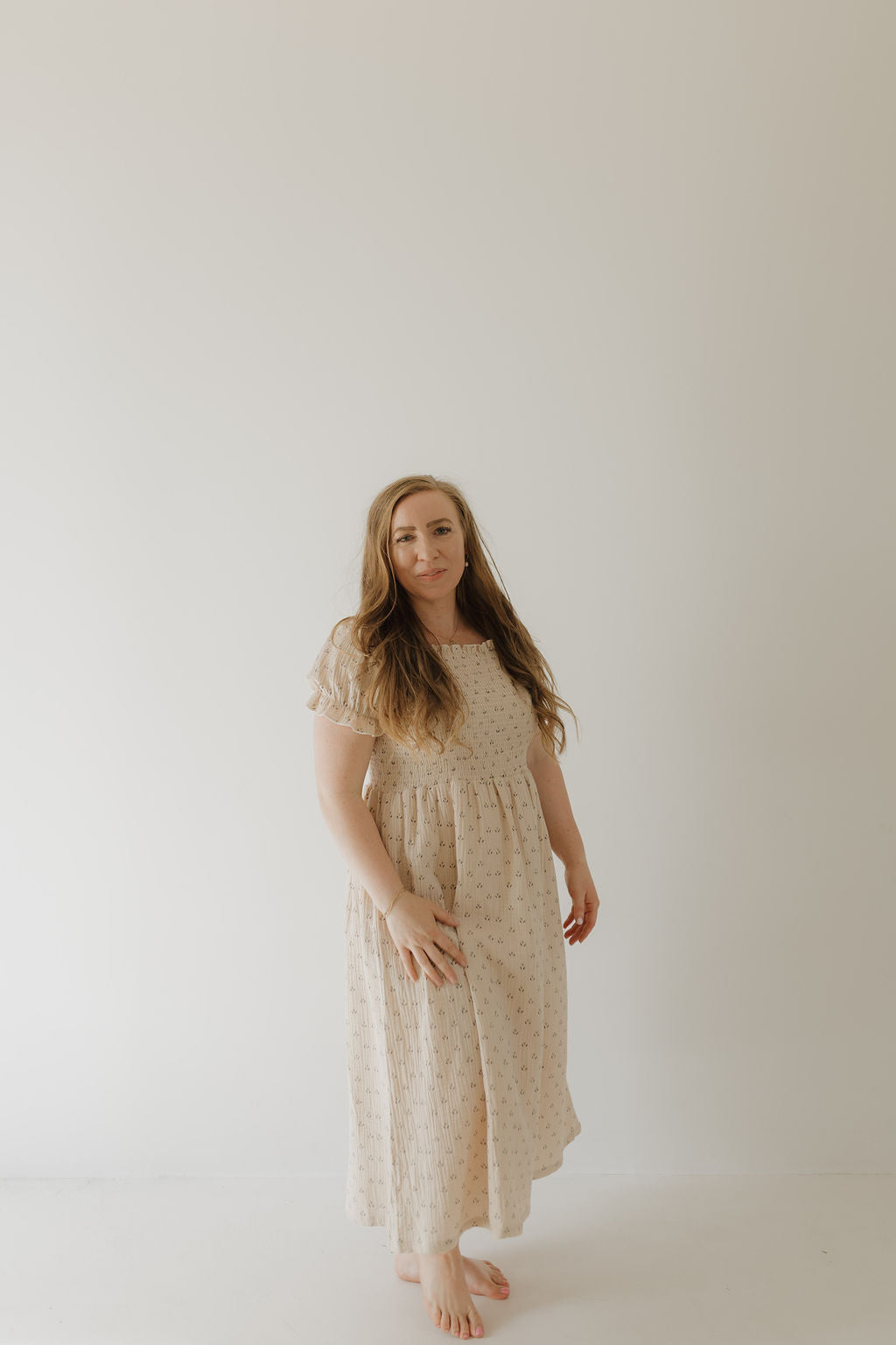 Flora | Women's Short Sleeve Muslin Dress | Milk & Baby