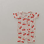 Cherry Orchard | Bamboo Zip Shortie | Milk & Baby