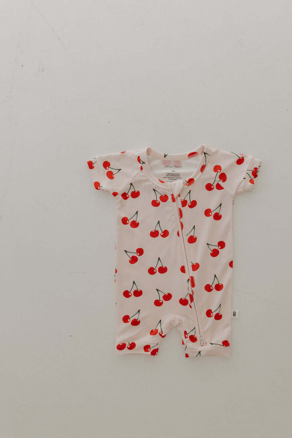 Cherry Orchard | Bamboo Zip Shortie | Milk & Baby