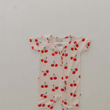 Cherry Orchard | Bamboo Zip Shortie | Milk & Baby