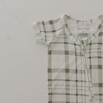 Picnic Plaid | Bamboo Zip Shortie | Milk & Baby