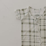 Picnic Plaid | Bamboo Zip Shortie | Milk & Baby