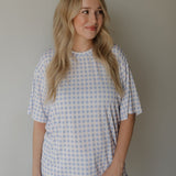 Marilyn | Women's Bamboo Short Set | Milk & Baby | Made with a soft, premium bamboo blend, this set is perfect for warm weather. It includes an oversized t-shirt and matching drawstring shorts. Designed for all-day comfort and easy wear.