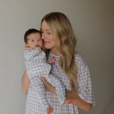 Bamboo Zip Pajamas | Marilyn | Milk & Baby | Made of the softest premium bamboo. Durable and well designed your little ones can sleep and play in these cozy pajamas. Our smallest sizes have rollover cuffs on the hands and all of the one piece sizes have c