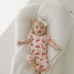 Cherry Orchard | Bamboo Zip Shortie | Milk & Baby