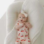 Cherry Orchard | Bamboo Zip Shortie | Milk & Baby