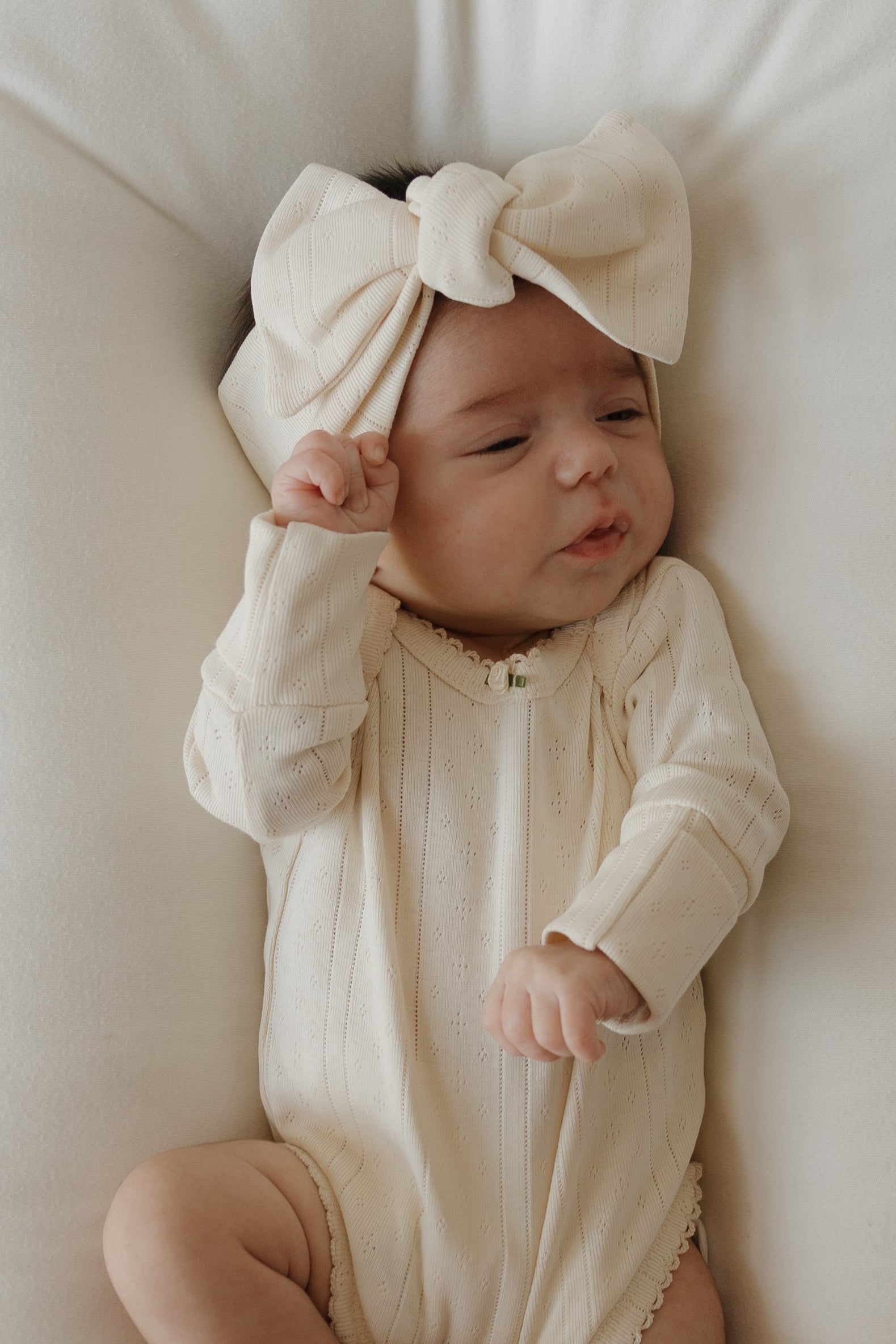 Swan | Pointelle Head Wrap