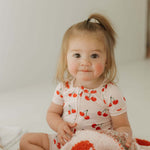 Cherry Orchard | Bamboo Zip Shortie | Milk & Baby