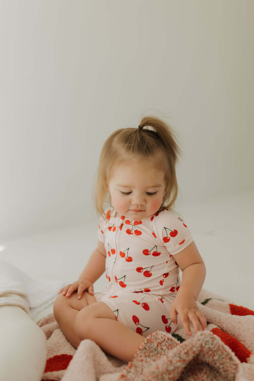Cherry Orchard | Bamboo Zip Shortie | Milk & Baby