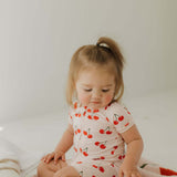 Cherry Orchard | Bamboo Zip Shortie | Milk & Baby