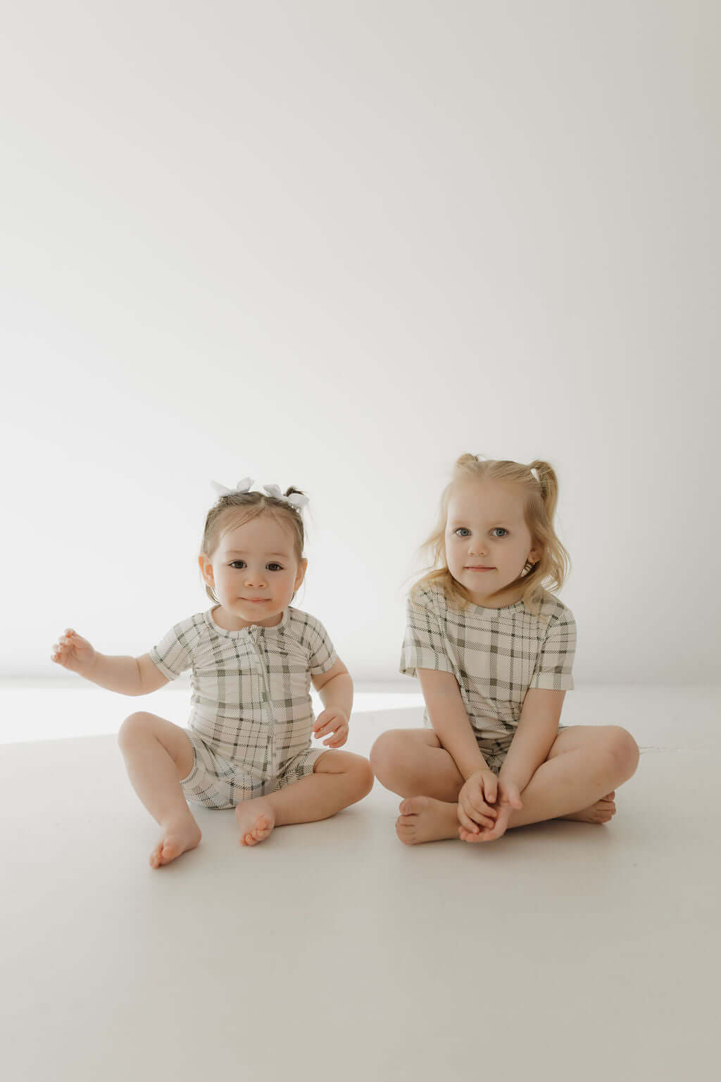 Picnic Plaid | Bamboo Zip Shortie | Milk & Baby
