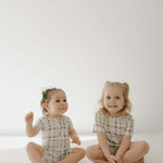 Picnic Plaid | Bamboo Zip Shortie | Milk & Baby