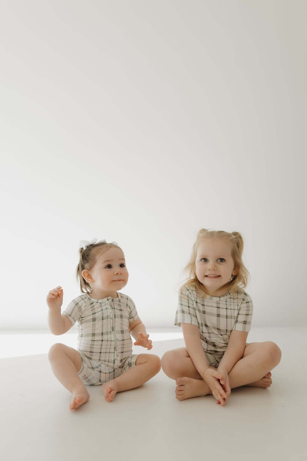 Picnic Plaid | Bamboo Zip Shortie | Milk & Baby