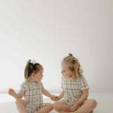 Picnic Plaid | Bamboo Zip Shortie | Milk & Baby