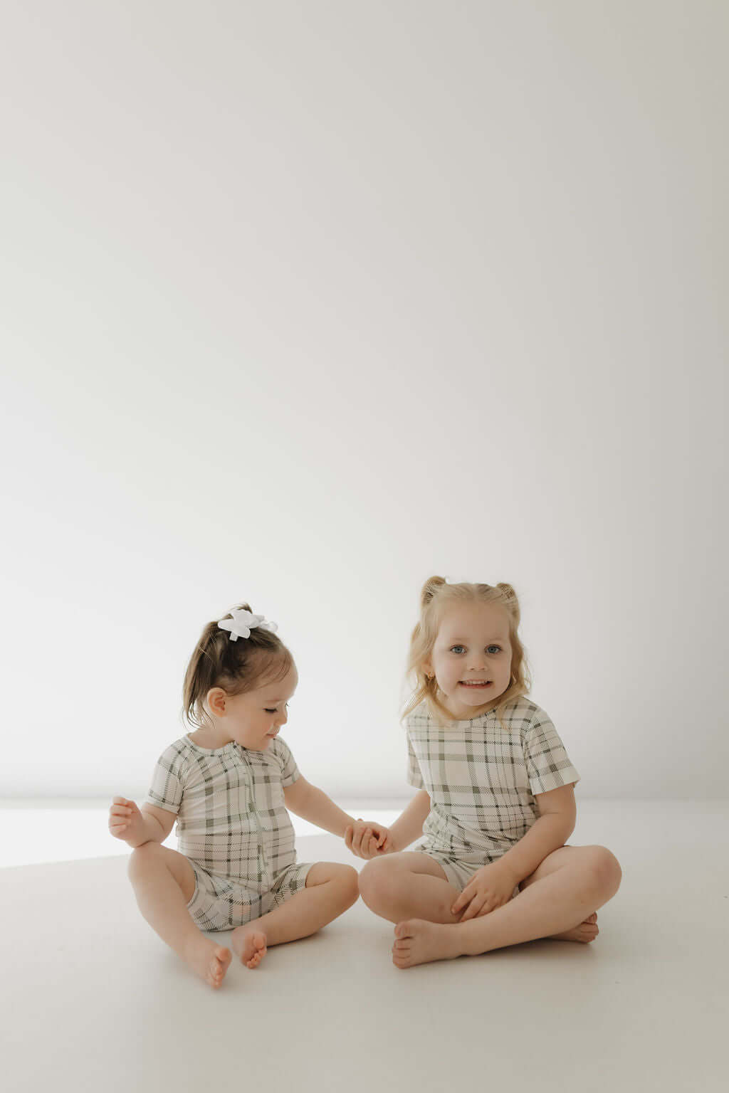 Picnic Plaid | Bamboo Zip Shortie | Milk & Baby