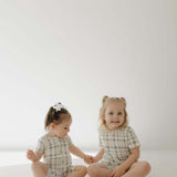 Picnic Plaid | Bamboo Zip Shortie | Milk & Baby
