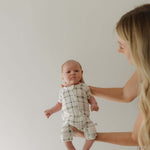 Picnic Plaid | Bamboo Zip Shortie | Milk & Baby