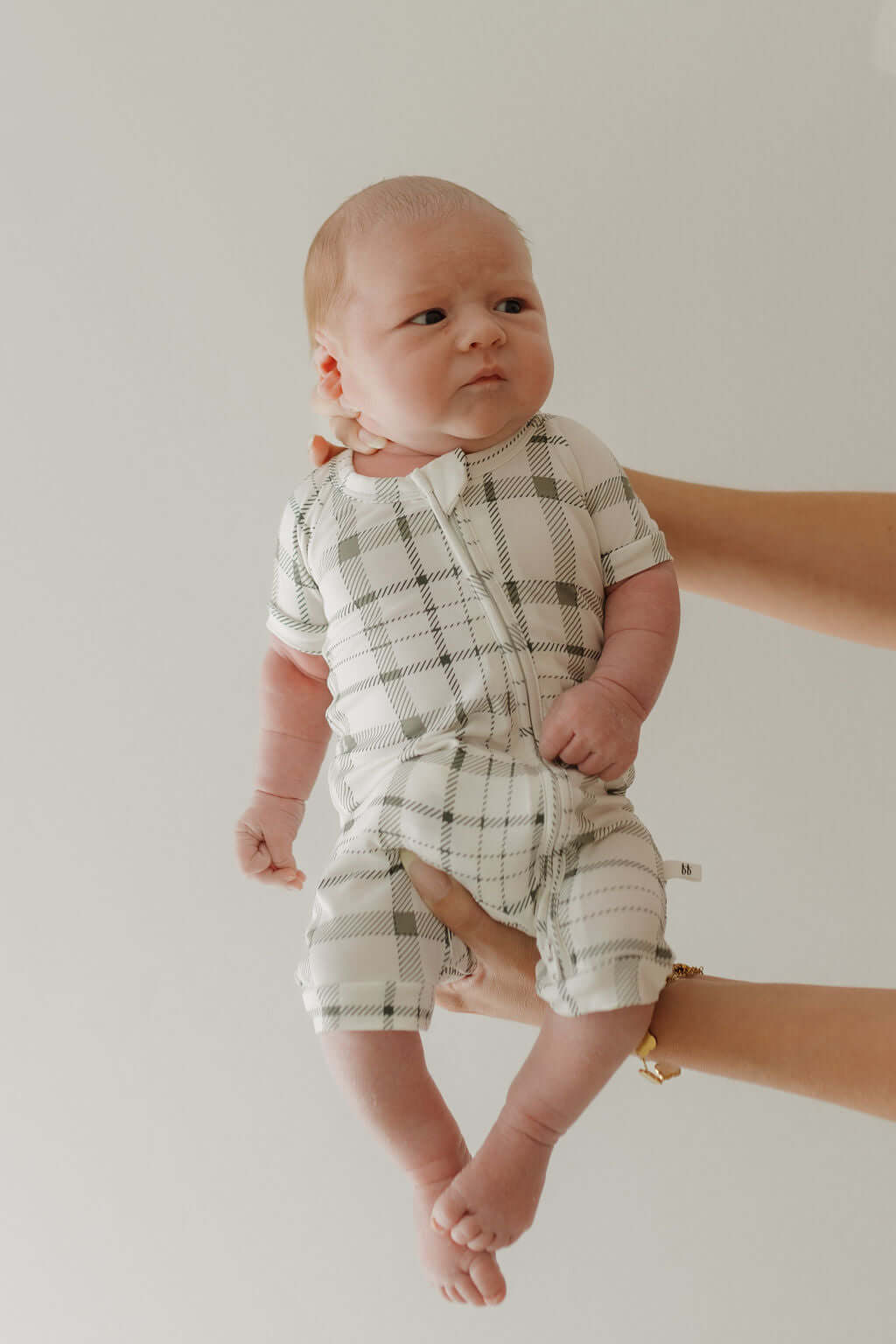 Picnic Plaid | Bamboo Zip Shortie | Milk & Baby