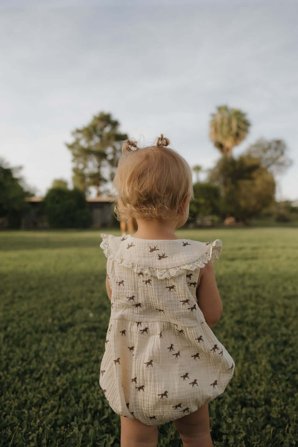 Wild Horses | Muslin Romper | Milk & Baby