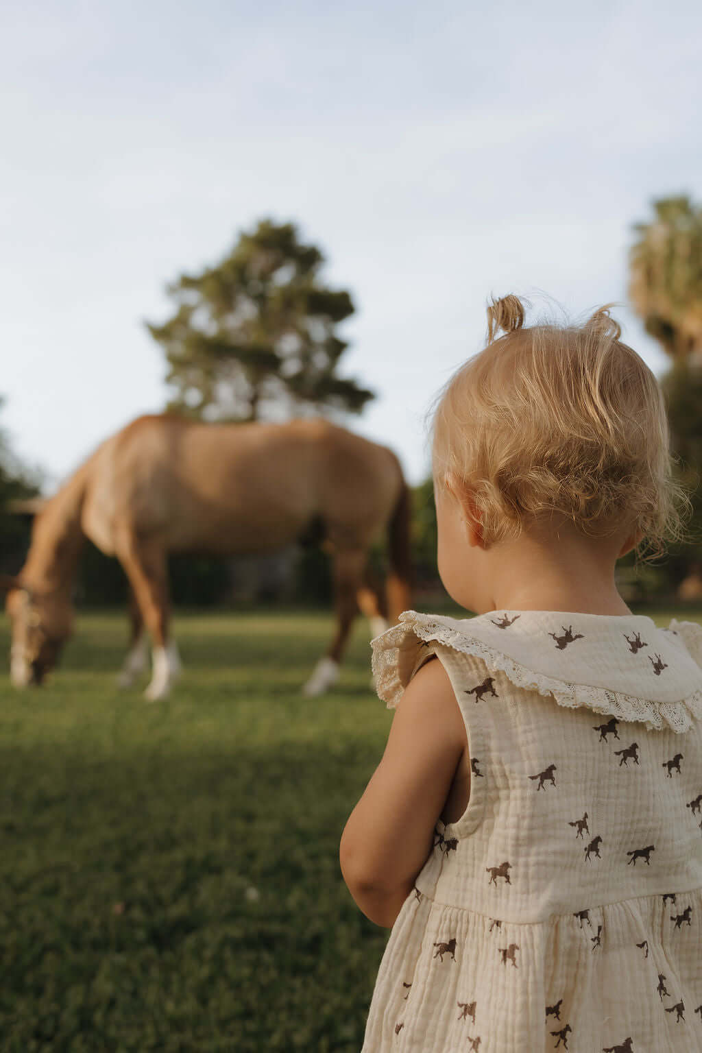 Wild Horses | Muslin Romper | Milk & Baby
