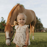 Wild Horses | Muslin Romper | Milk & Baby