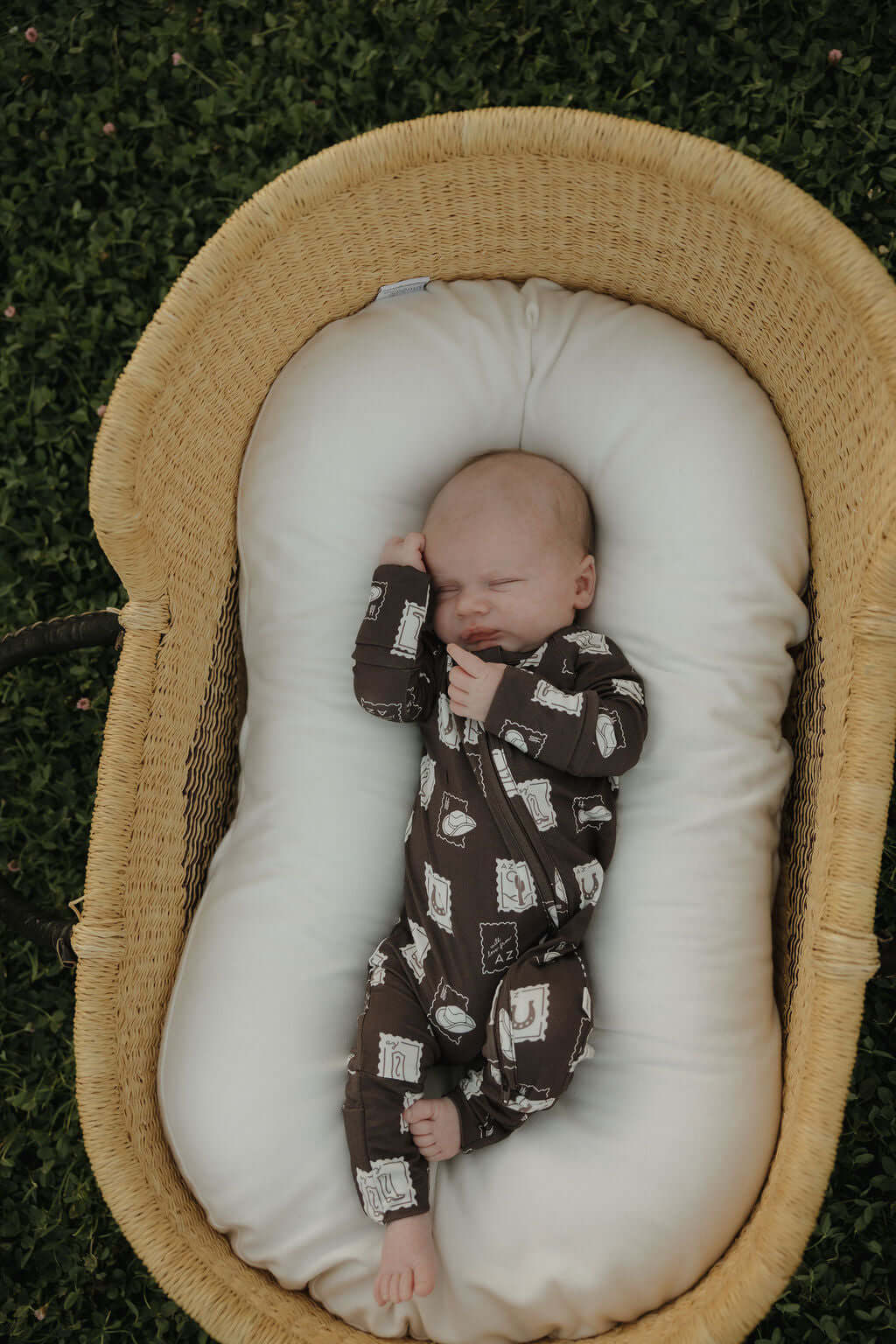 With Love from AZ | Bamboo Zip Pajamas | Milk & Baby