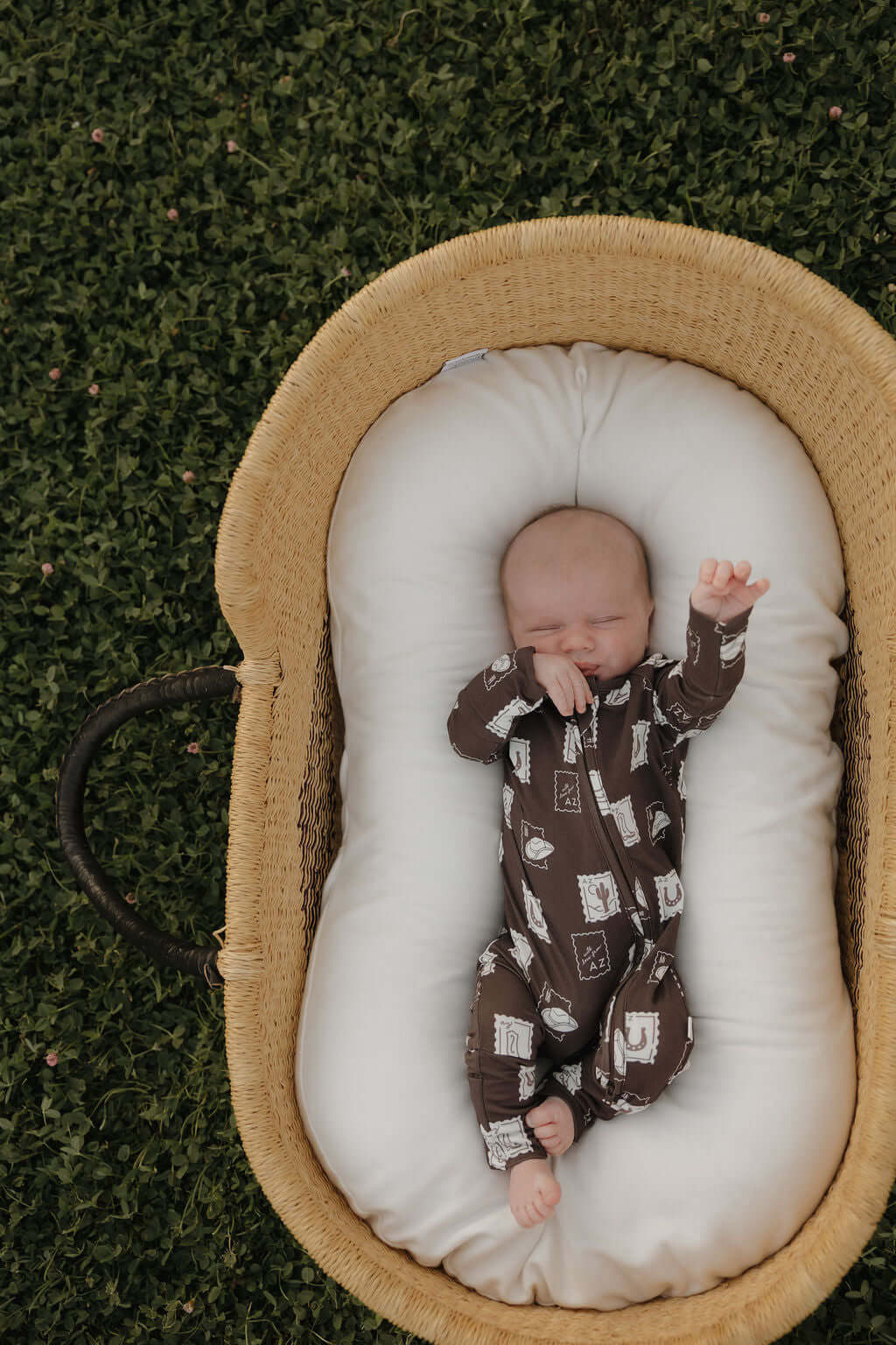 With Love from AZ | Bamboo Zip Pajamas | Milk & Baby